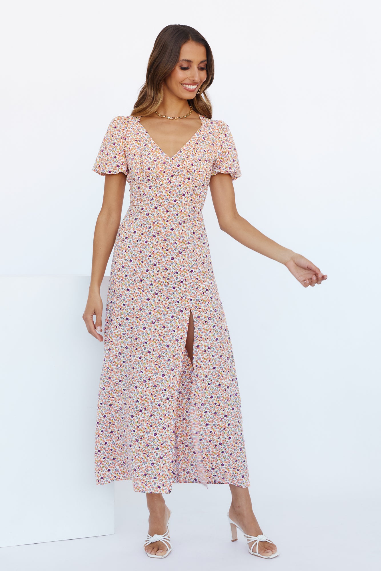 Traces Of You Midi Dress Pink