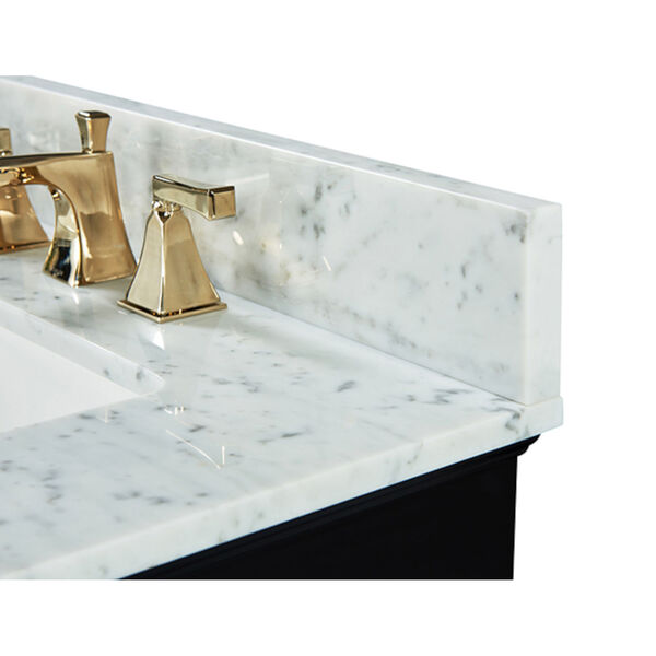 Audrey Black Onyx 60-Inch Vanity Console