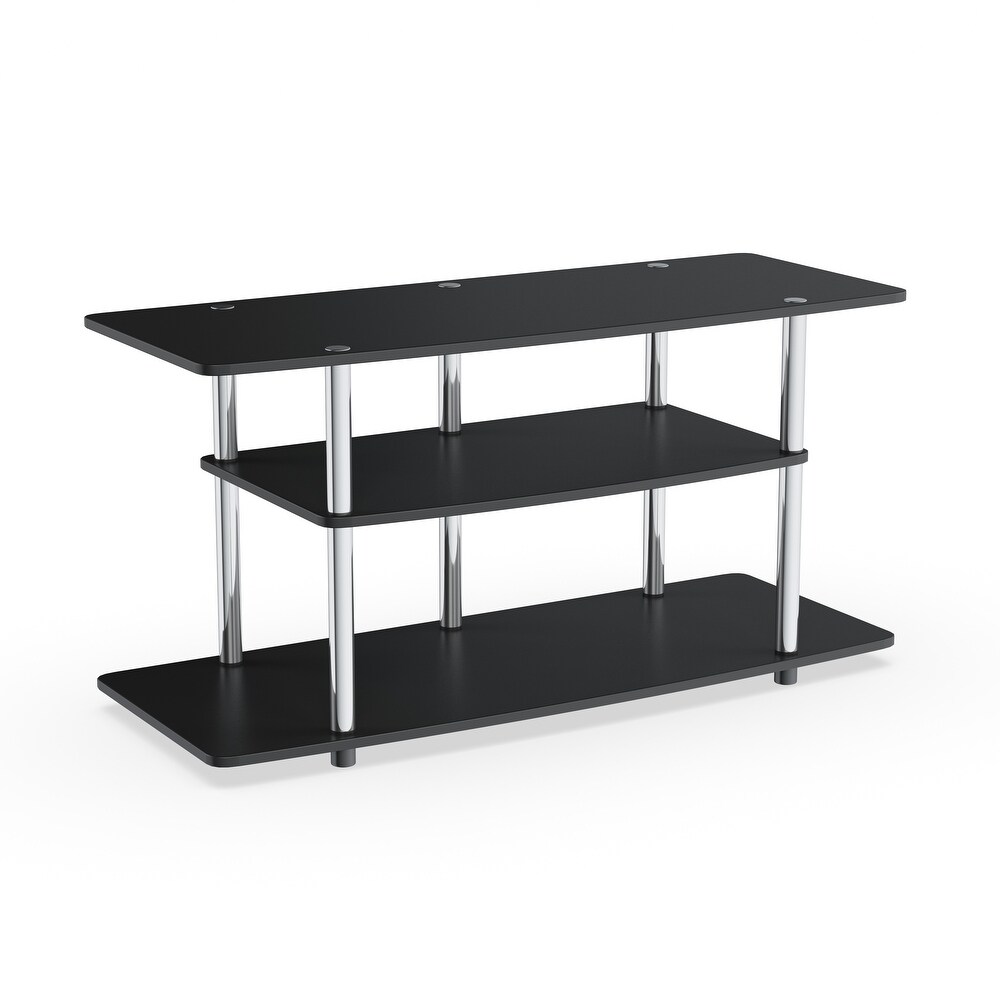 Convenience Concepts Designs2Go No Tools 46 inch 3 Tier Wide TV Stand