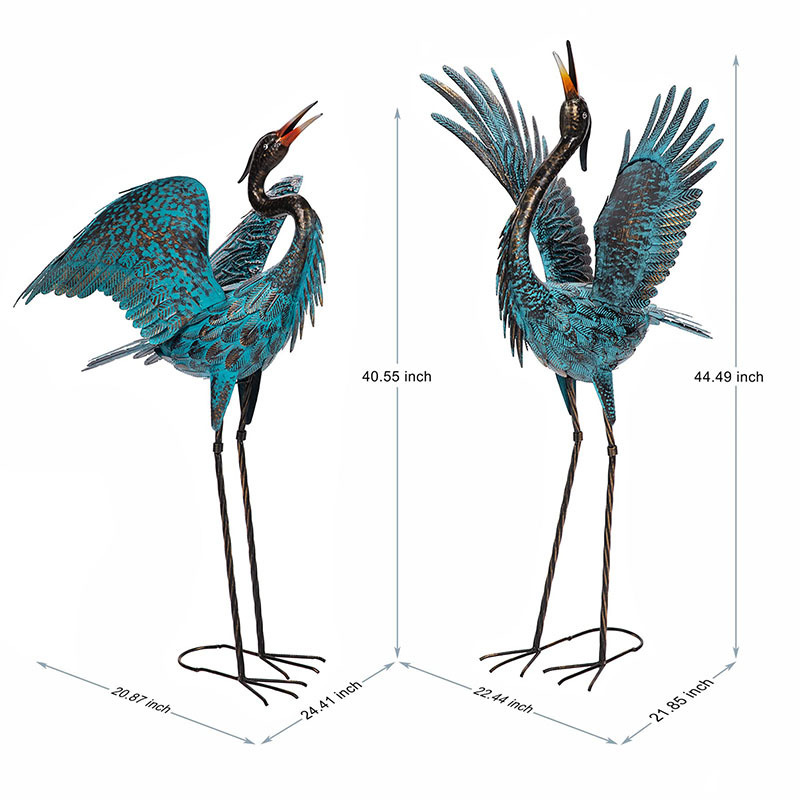 Save 75% off Garden Crane Sculptures and Statues