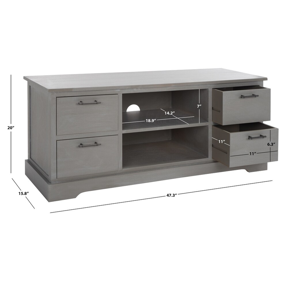 SAFAVIEH Filbert 4 Drawer TV Media Stand (50 inch Flat Screen TV)   47\