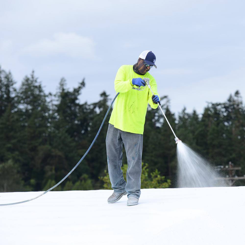 Ames 5 Gal. White Maximum-Stretch Rubber and Acrylic Reflective Roof Coating MSS5