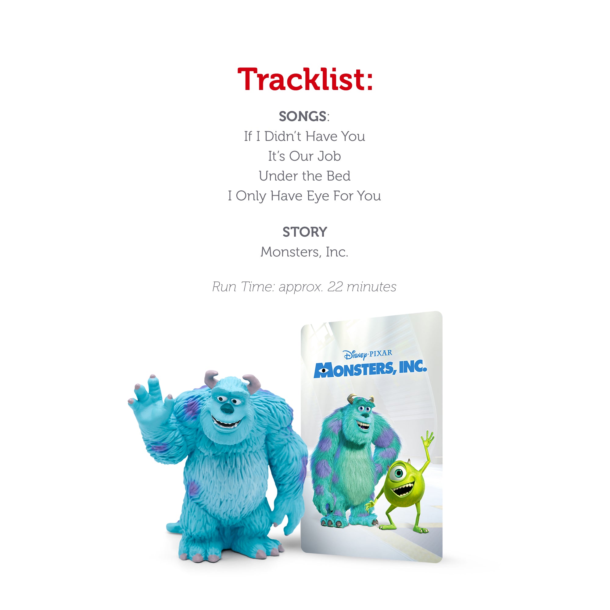 Tonies Sulley Audio Play Figurine from Disney's Monsters Inc.