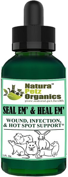 Natura Petz Organics Seal Em and Heal Em Tincture Bird and Small Animal Supplement， 1-oz bottle