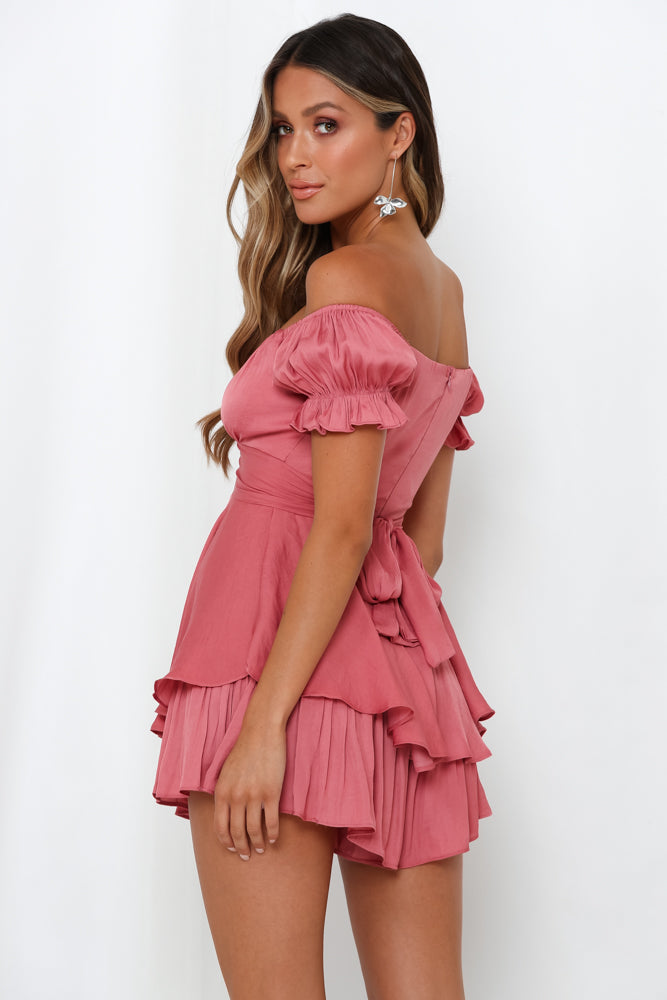 Proper Credit Romper Rose