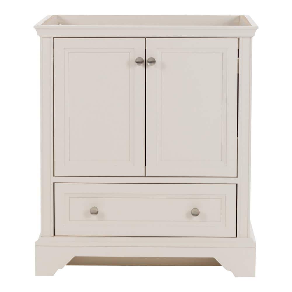 Home Decorators Collection Stratfield 30 in W x 2157 in D x 3425 in H Bath Vanity Cabinet Only in Cream