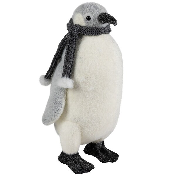 Standing Penguin with Winter Scarf Christmas Figurine