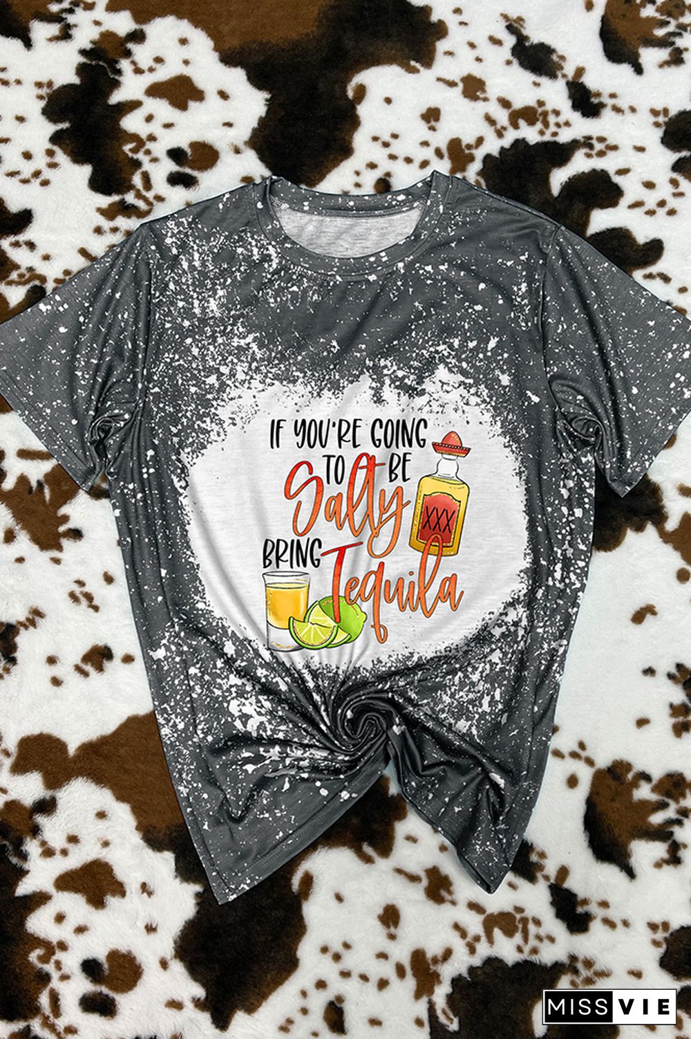 If You're Going To Be Salty Tequila Graphic Tee Wholesale