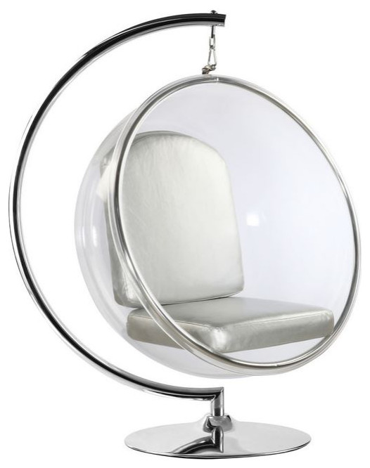 Swivel Bubble Chair   Contemporary   Hanging Chairs   by HomeCraftDecor  Houzz