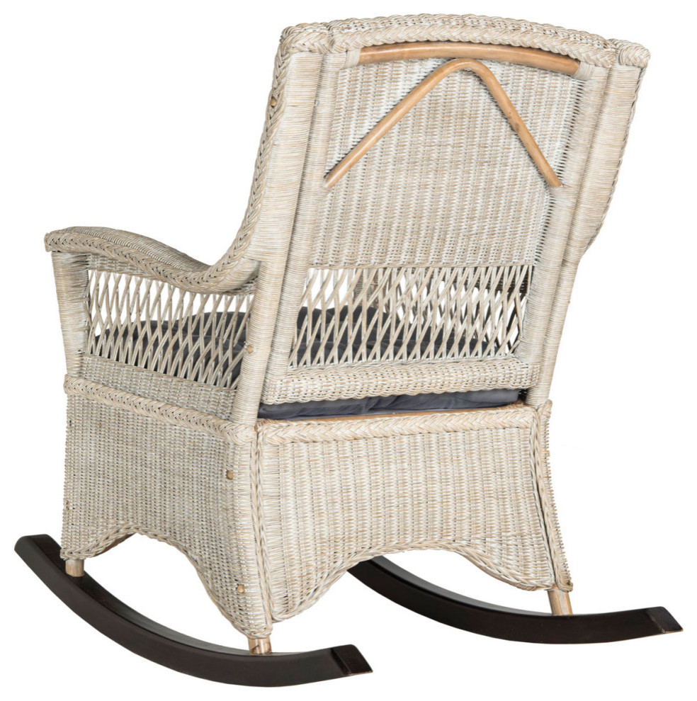 Nora Rocking Chair Antique Grey   Modern   Rocking Chairs   by Virgil Stanis Design  Houzz