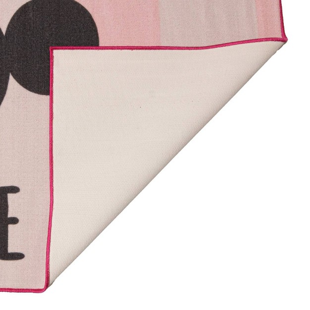 Minnie Mouse Striped Area Kids x27 Rug