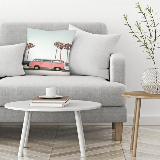 Retro Combi Van By Tanya Shumkina Throw Pillow Americanflat Vintage Modern