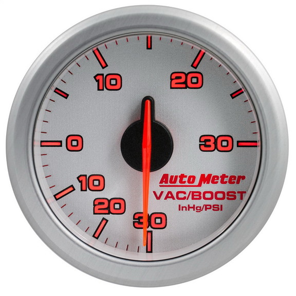 Auto Meter 9159 UL Airdrive Boost/Vac Silver