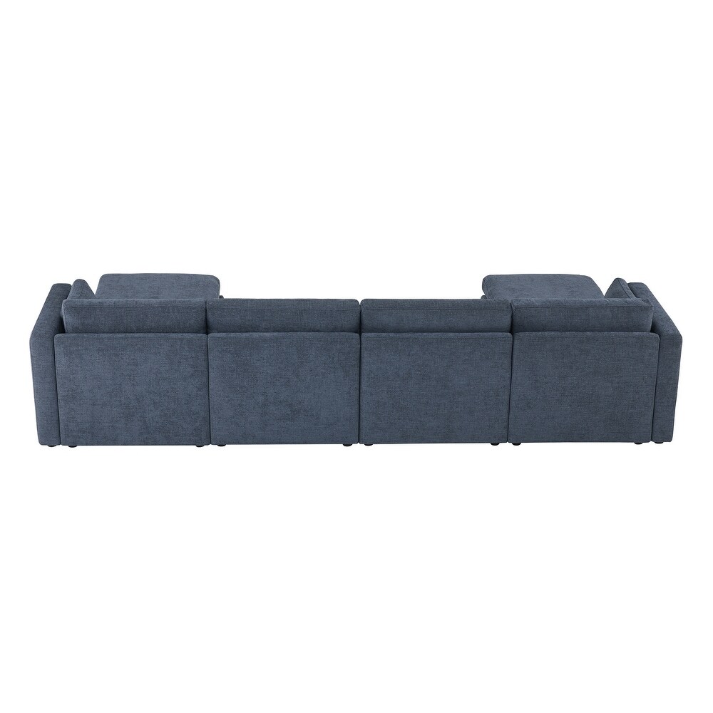 Celia Oversized Modular Sectional Fabric Sofa Set