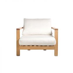 Fauteuil salon de jardin design en teck - TRIBU Pure Sofa Teak