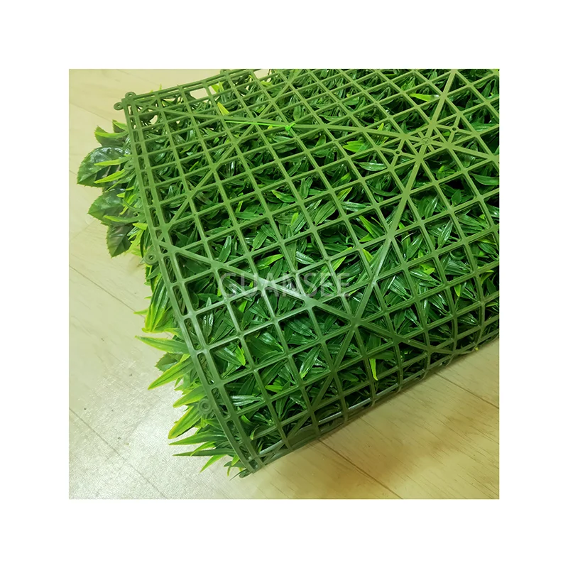 Home garden supplies decor UV protection plastic grass wall panel artificial plant flower artificial plant wall