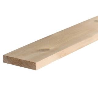 34 in. x 4 in. x 12 ft. Cedar Board 0514352