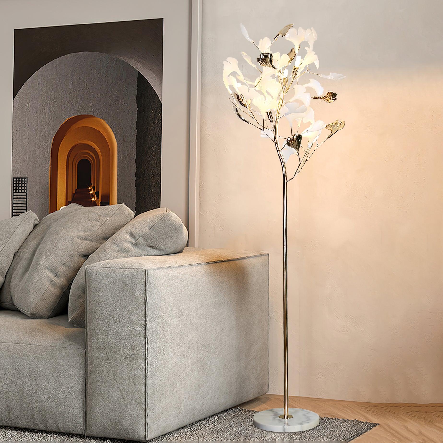 Gingko Leaf Floor Lamp