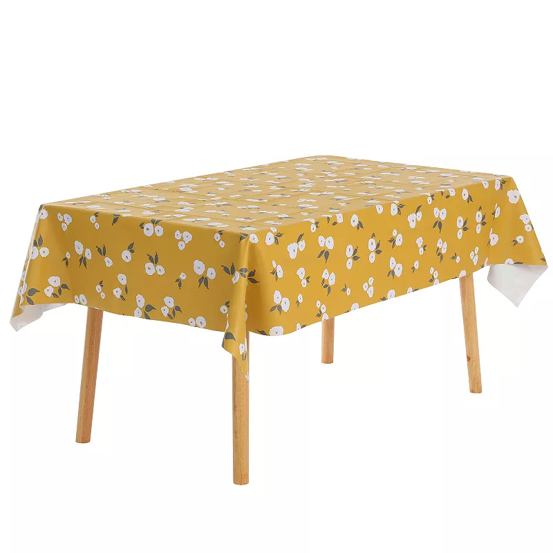 Pvc Resistant Dinner Restaurant Waterproof Table Cover 1 Pc， 55 X 79