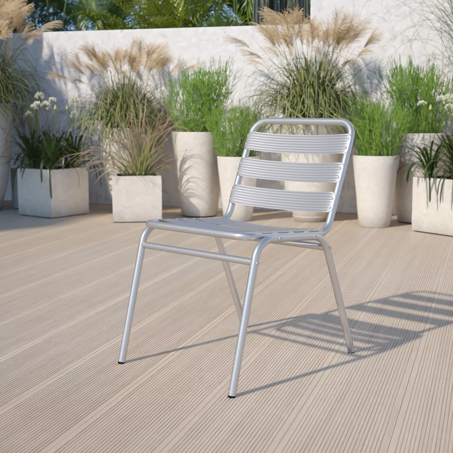 Flash Furniture Lila Commercial Indoor / Outdoor Stacking Chair