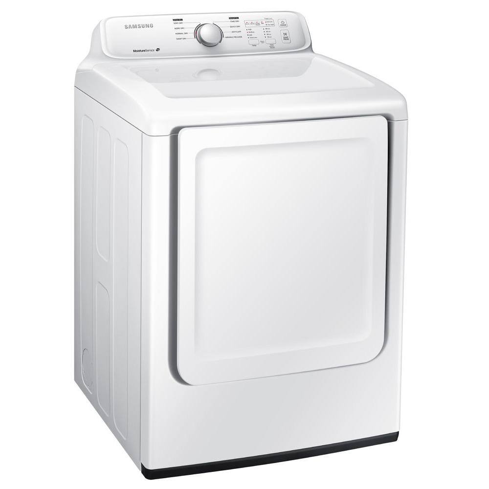  7.2 cu. ft. Vented Electric Dryer with Sensor Dry in White DVE41A3000W