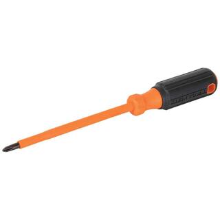 Klein Tools Insulated Screwdriver #2 Phillips Tip 6 in. Round Shank 6836INS