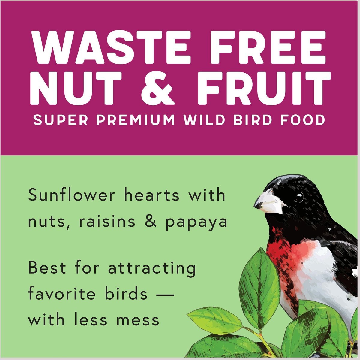 Melody Select Waste Free Nut and Fruit Bird Food