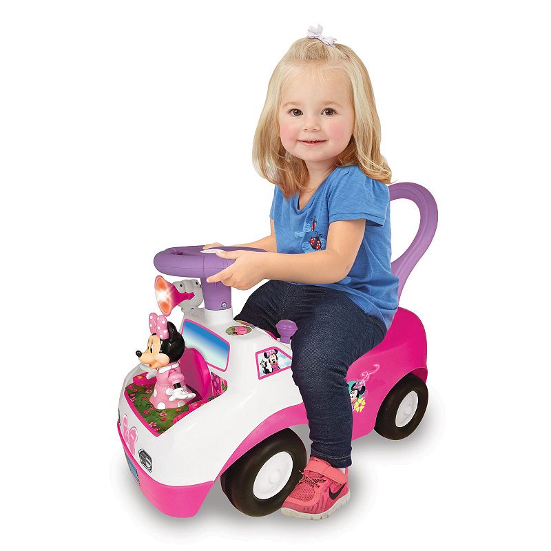 Disney's Minnie Mouse Dancing Light and Sound Activity Ride-On Vehicle by Kiddieland