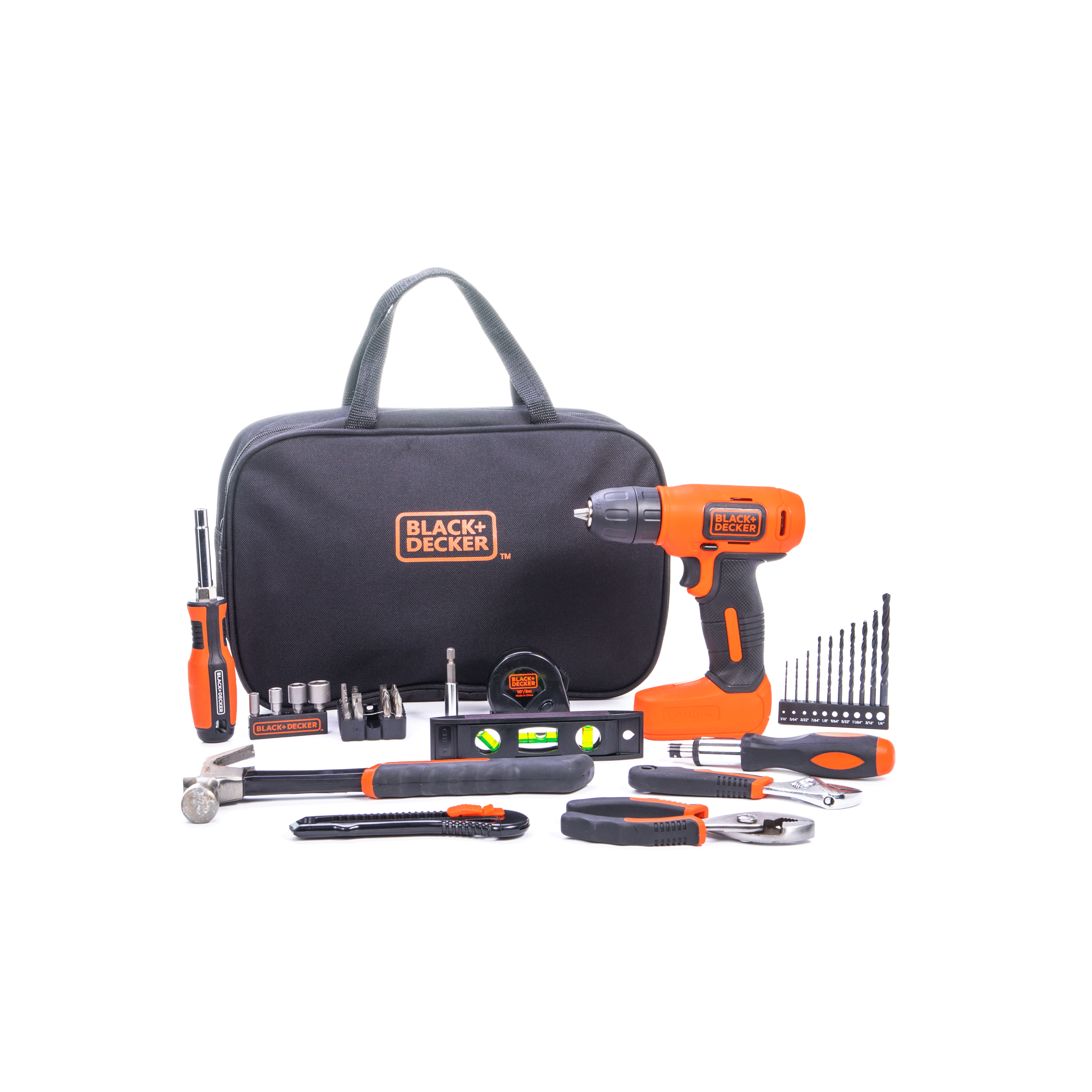 8V MAX* Drill & Home Tool Kit, 57 Piece