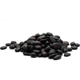 Rain Forest 0.5 in. to 1.5 in. 20 lb. Small Black Grade A Polished Pebbles RFBRPA1-20