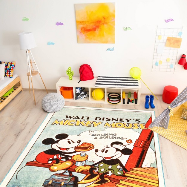 Mickey Mouse Classic Movie Area Kids x27 Rug