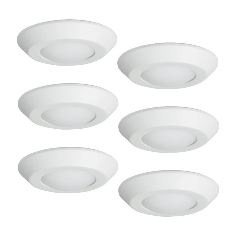 Halo 4 in. 2700K-5000K Tunable Smart Integrated LED Recessed Ceiling Mount Light Trim (6-Pack) BLD4HH-6PK