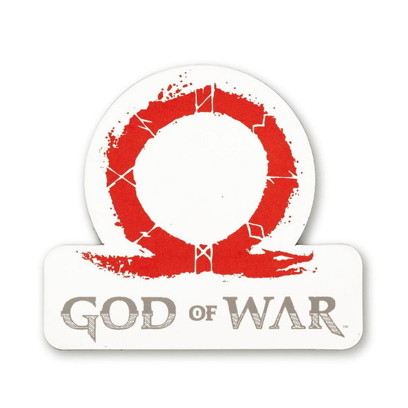 Just Funky God of War (2018) Omega Logo Car Magnet