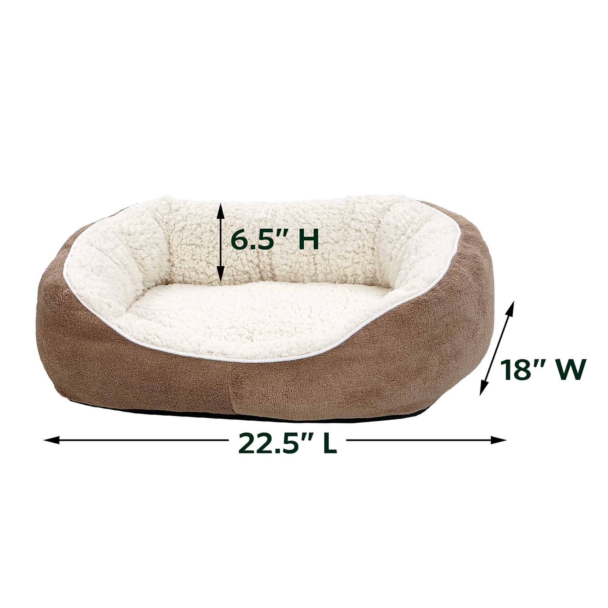 Midwest Quiet Time Boutique Cuddle Dog Bed， 22