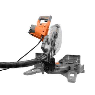 RIDGID 15 Amp 10 in. Corded Dual Miter Saw with LED Cut Line Indicator and Professional Compact Miter Saw Stand R4113-AC9960