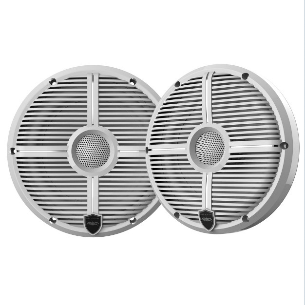 60 watt Rms Coaxial Speakers With White Xw Grilles pair