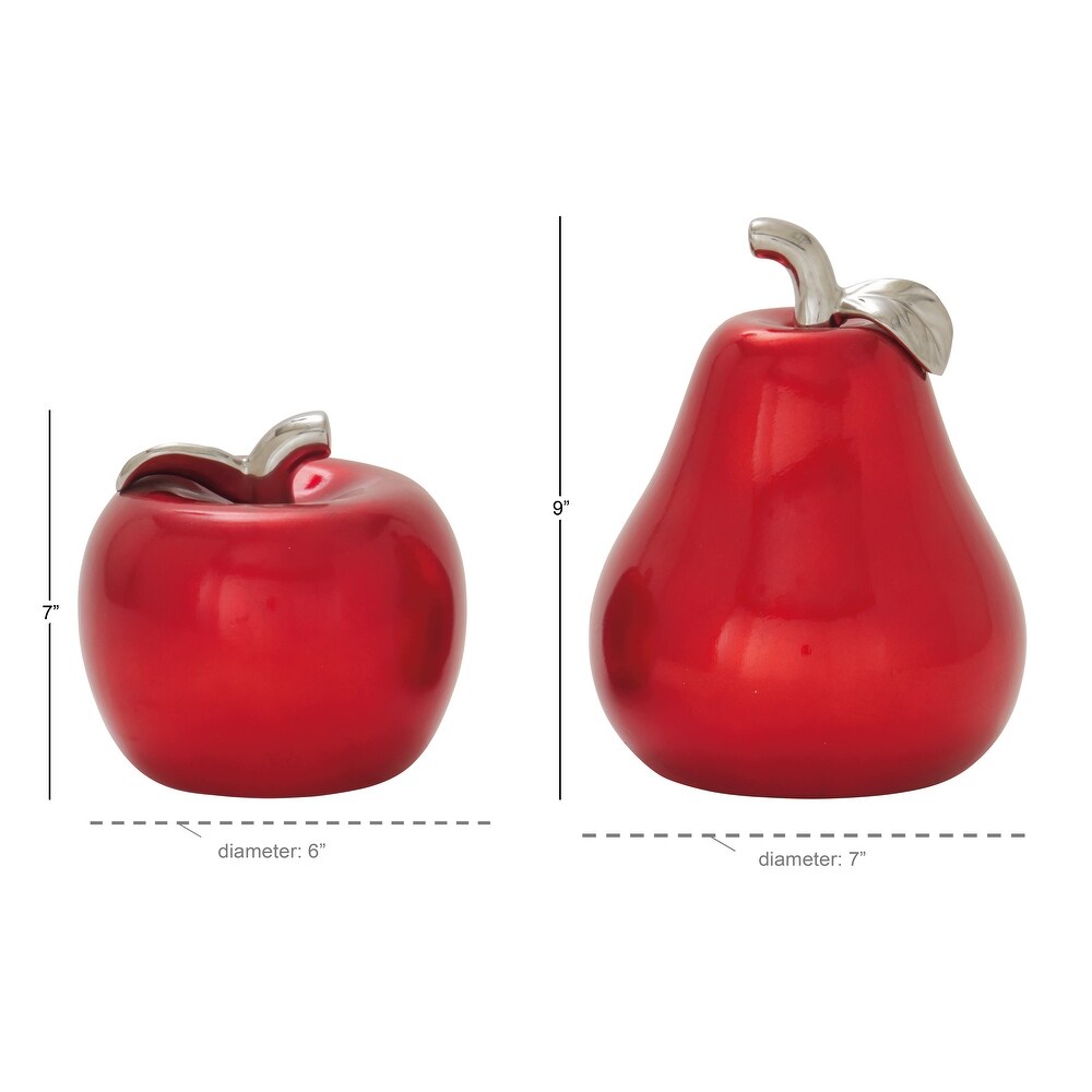 Dolomite Glam Sculpture Fruit (Set of 2)   S/2 7\