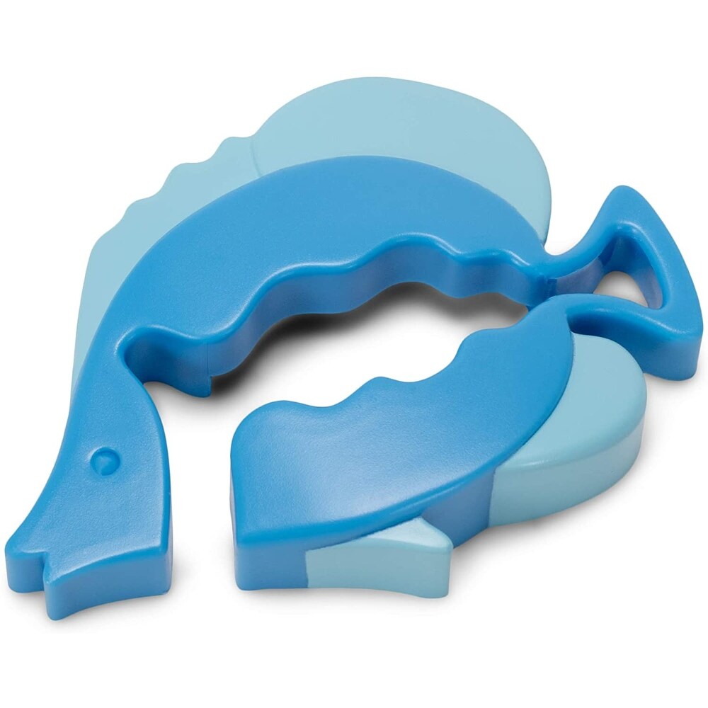 Cork Pops Tropical Blue Fish 4 Blade 3 x 2 Refrigerator Magnet Wine Bottle Foil Cutter   7.75 x 4.25 x 1 inches