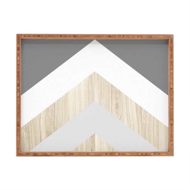 Iveta Abolina Chevron Peak Tray Deny Designs