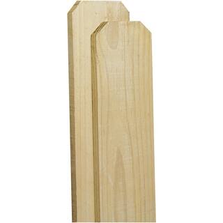 Outdoor Essentials 58 in. x 5-12 in. x 6 ft. Pressure-Treated Pine Dog-Ear Fence Picket 102560