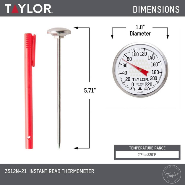 Instant read Analog Dial Kitchen Meat Cooking Thermometer