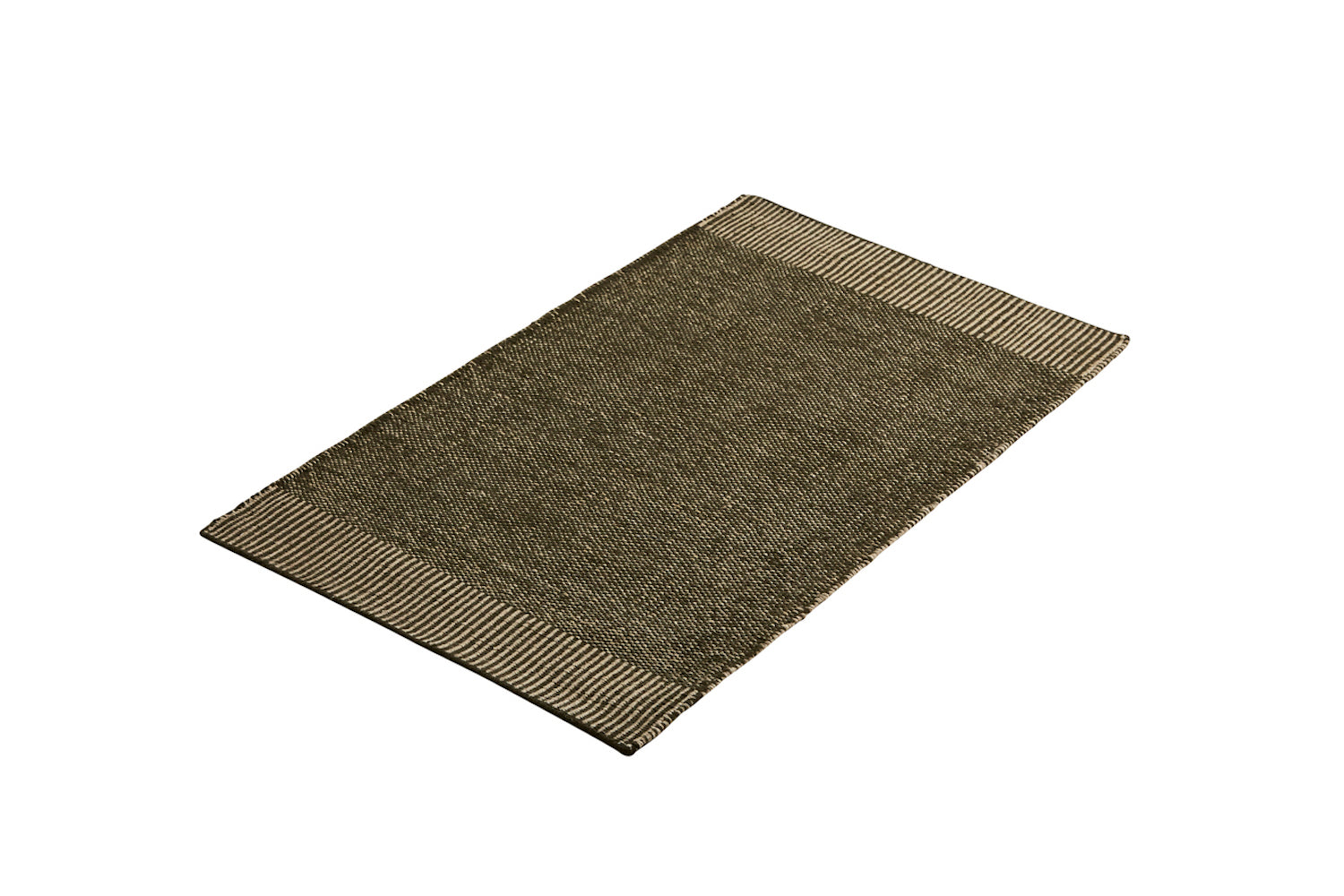 Rombo White/Moss Green Rug