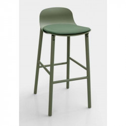 Tabouret de bar extérieur Sharky KRISTALIA - Tabouret haut alu H65cm