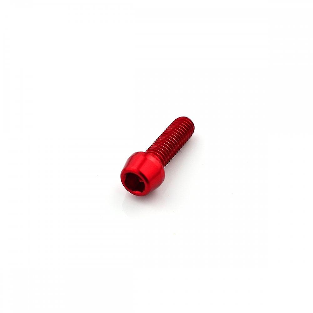 Racebolt Aluminium Tapered Socket Cap Bolt M5 X 0.8mm X 16mm Red