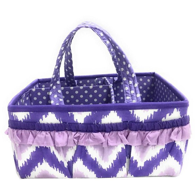 Bacati Mix N Match Purple Storage Caddy