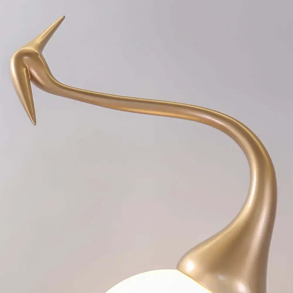 Heron Sculpture Floor Lamp