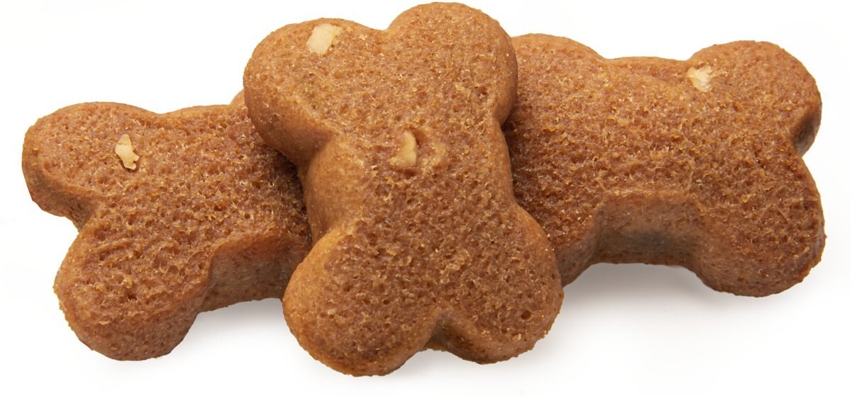 Three Dog Bakery Soft Baked Woofers Grain-Free Peanut Butter and Banana Flavor Dog Treats