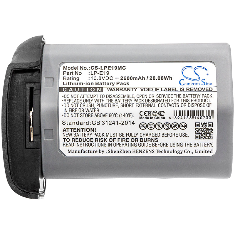 Canon 1D Mark 3 1D Mark 4 1D Mark IV 1D X 2600mAh Replacement Battery BatteryClerkcom Camera