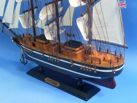 Handcrafted Model Ships B0706 Wooden Cutty Sark Ta...