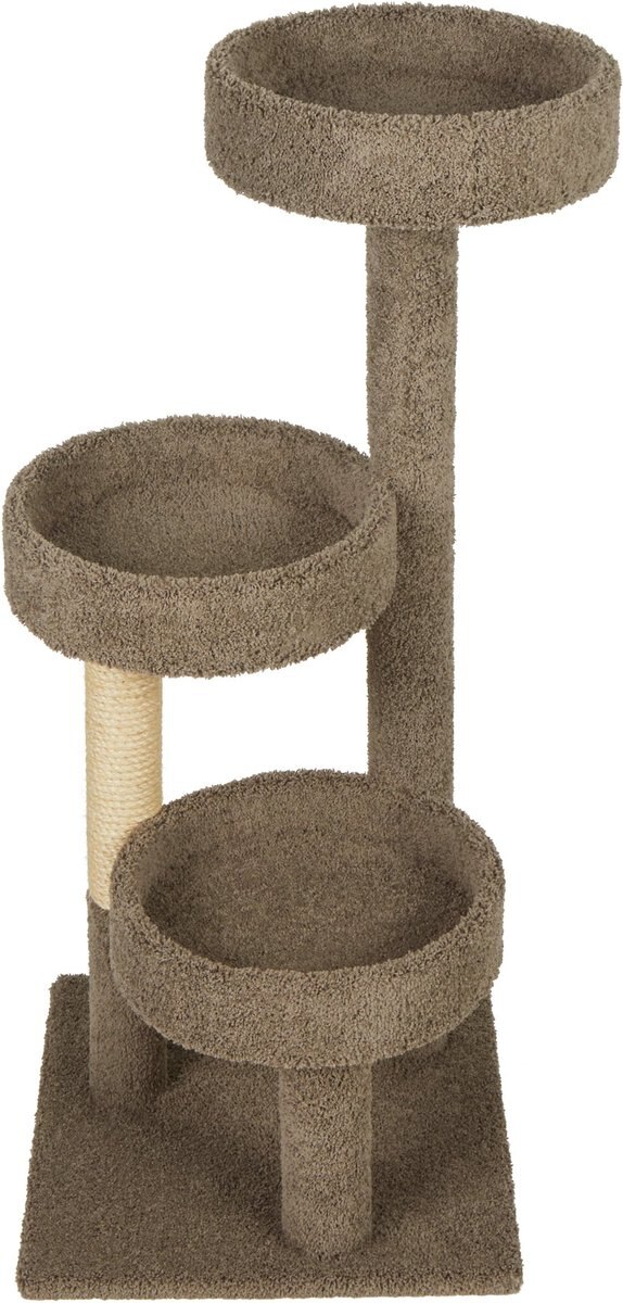 Frisco 50-in Real Carpet Wooden Cat Tree